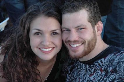 Nate Marquardt e sua namorada, esposa e mulher Tessa Marquardt