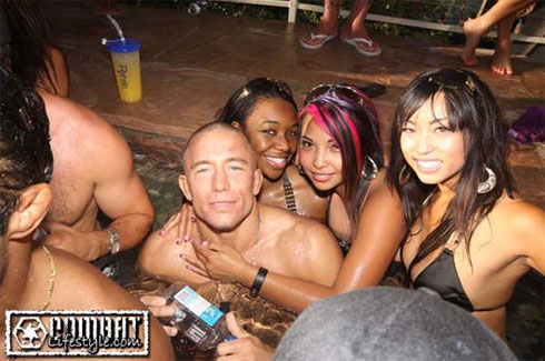 George St Pierre e suas namoradas