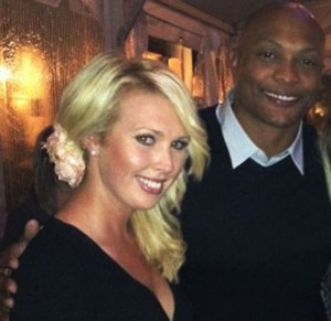 twitter.com Rachel Connor & Eddie George