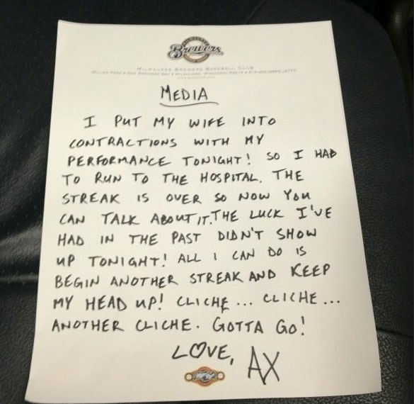 John Axford’s wife Nicole Axford