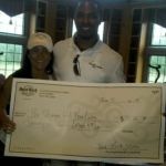 Darren Sharper's girlfriend Elizabeth Morris