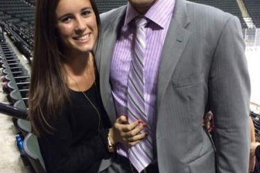 NHL WAGs — Derek Stepan and his fiancee Stephanie Kent