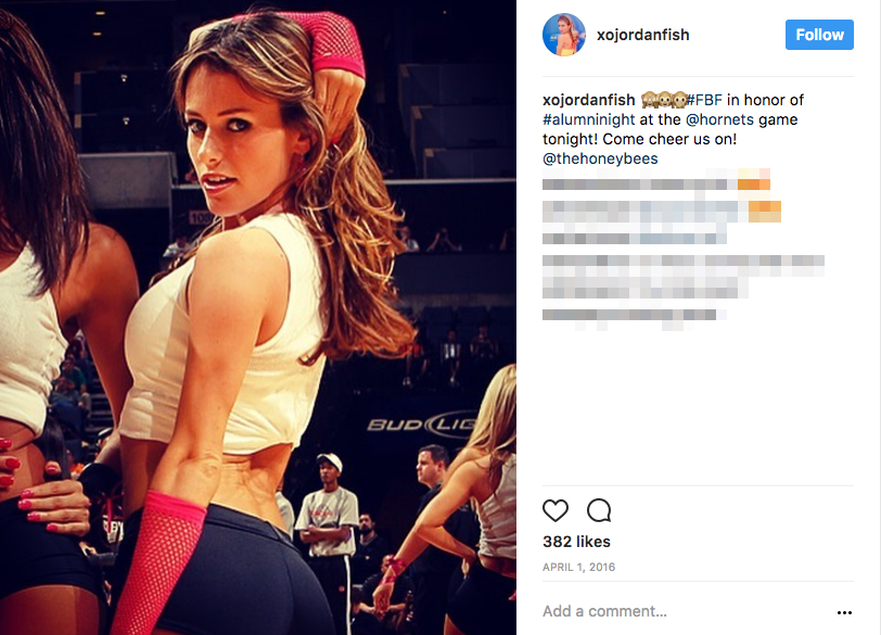 Denny Hamlin’s wife Jordan Fish