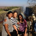 John Saunders' wife Wanda and daughters Aleah and Jenna