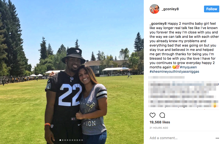 Gareon Conley’s Girlfriend Isabella Gusmao