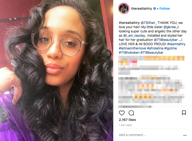 James Harden’s Girlfriend Tahiry Jose-Instagram