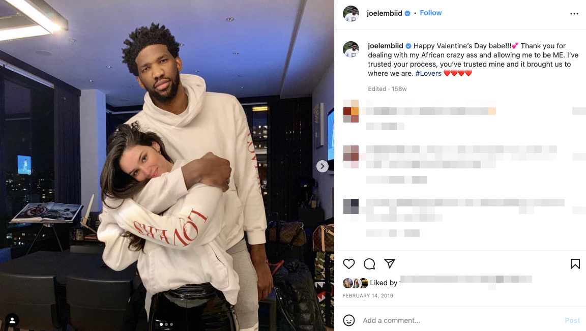 Joel Embiid’s girlfriend Anne De Paula