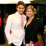 Roger Federer and his wife Mirka Vavrinec @ simonsaystennis.com
