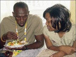 Usain Bolt’s girlfriend Mizicann Evans