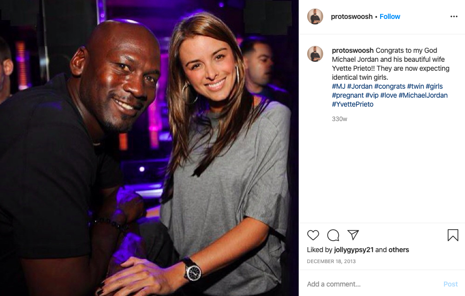 Michael Jordan’s wife Yvette Prieto