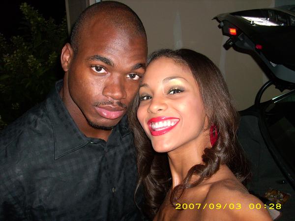 Adrian Peterson’s wife Ashley Peterson