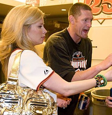 Aubrey Huff’s wife Baubi Huff