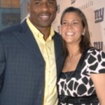 Brandon Jacobs and Wife Kim Jacobs @ athleteswives.com