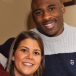 Brandon Jacobs and Wife Kim Jacobs @ ballerwives.com