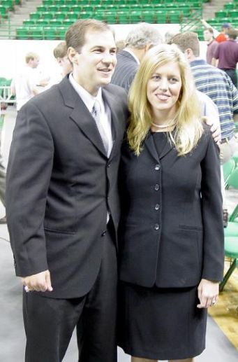 Baylor’s Head Coach Scott Drew’s wife Kelly Drew