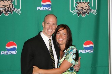 Ohio Univeristy Head Coach John Groce's Wife Allison Groce Ohio Univeristy Head Coach John Groce's Wife Allison Groce
