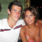 Gareth Bale and his girlfriend Emma Rhys-Jones