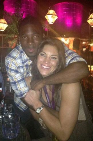 Is Hope Solo dating Kwame Darko (probably not)