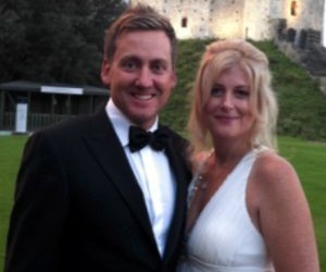 Ian Poulters and his wife Katie Poulter