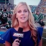 Christian Ponder's girlfriend Samantha Steele @ ESPN