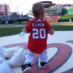 Ian Desmond and wife Chelsey Desmond's son Grayson