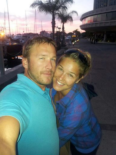 Bode Miller’s wife Morgan Beck pays the price when Bode Miller forgets to yell fore.