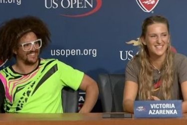 Victoria Azarenka's boyfriend Redfoo