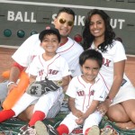 Felix Doubront, his wife Kimberly Doubront and their sons