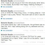 CM Punk's girlfriend AJ Lee - Brawl with Beadle - Twitter