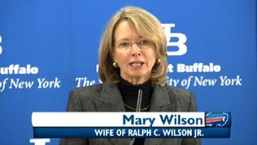 Ralph Wilson's wife Mary Wilson