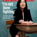 Kevin Johnson's wife Michelle Rhee on cover of Newsweek
