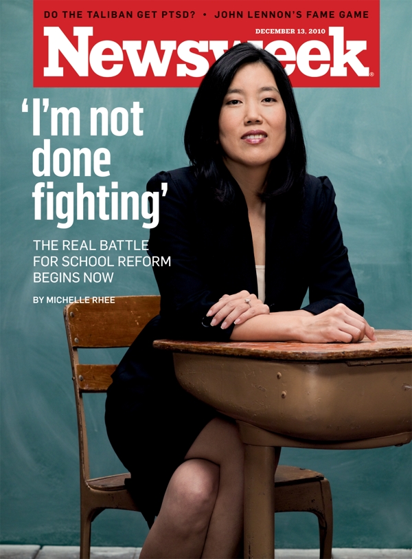 Kevin Johnson’s wife Michelle Rhee