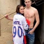 Tomas Hertl's girlfriend Aneta Netolicka - Twitter