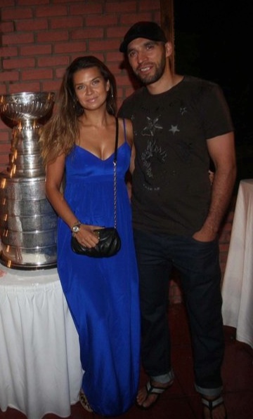 Mical Rozsival’s wife Jana Roszival