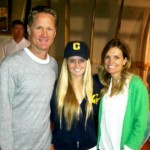 Steve Kerr's wife Margot Kerr and daughter Maddy Kerr