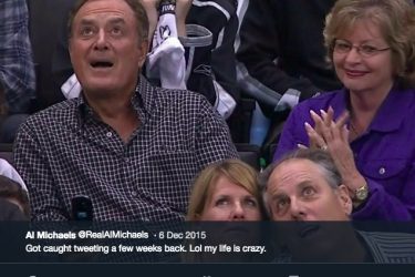 Al Michaels wife Linda Michaels - Twitter