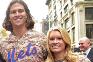 Jacob DeGrom's wife Stacey Harris DeGrom - Twitter