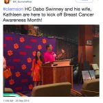 Dabo Swinney's wife Kathleen Swinney - Twitter