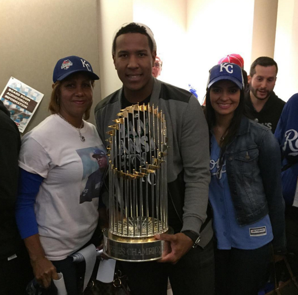 Salvador Perez’s girlfriend Marig Ruiz