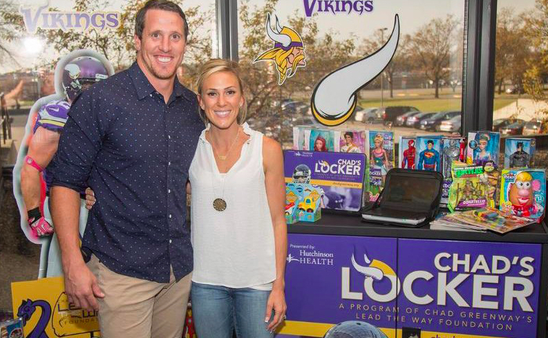 Chad Greenway’s wife Jennifer Capista