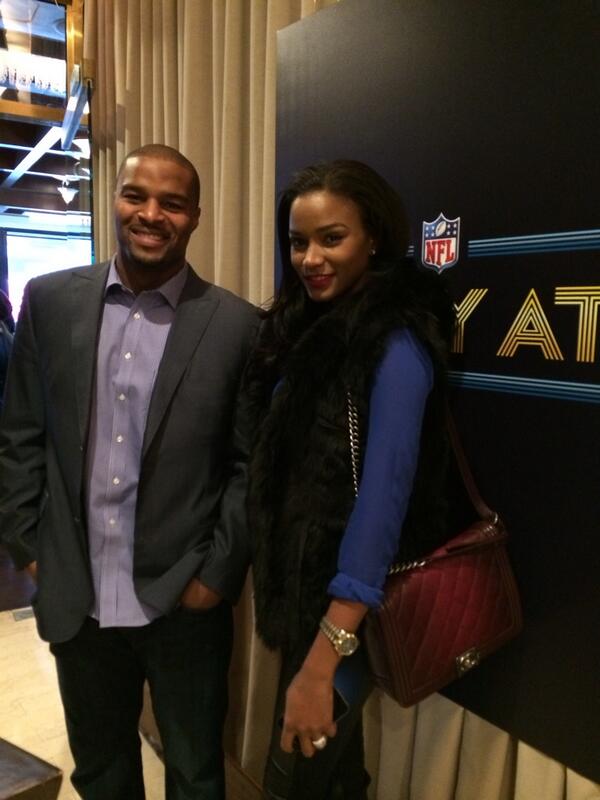 Osi Umenyiora’s wife Leila Lopes