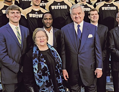 Jerry Richardson’s wife Rosalind Sallenger Richardson