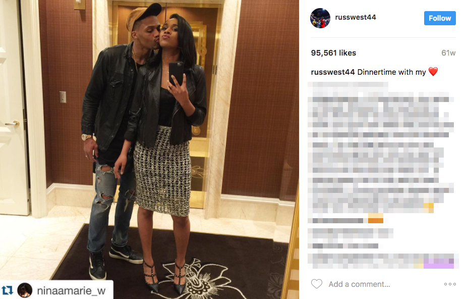 Russell Westbrook’s wife Nina Earl Westbrook