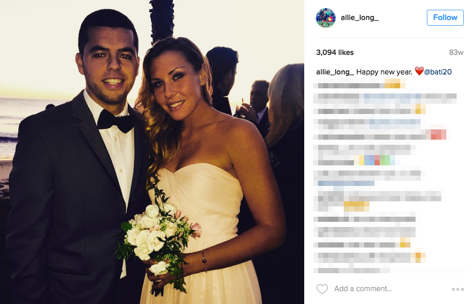 Allie Long’s Boyfriend Jose Batista