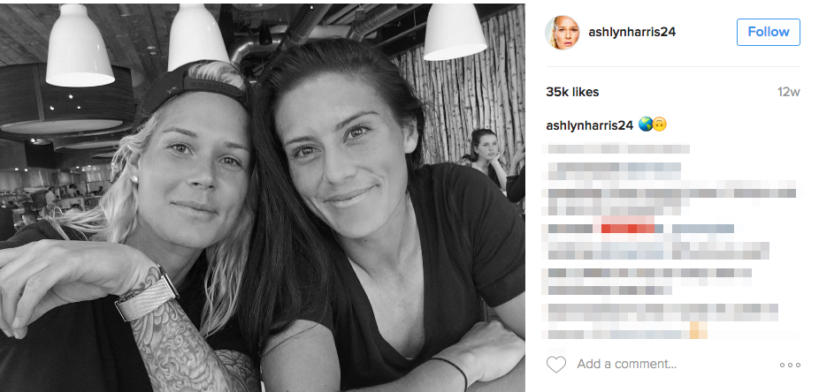 Ali Krieger’s Girlfriend? Ashlyn Harris’ Girlfriend? Each Other?