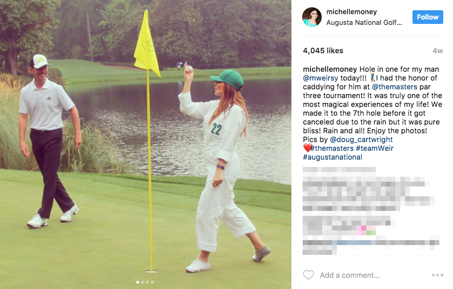 Mike Weir’s Girlfriend Michelle Money