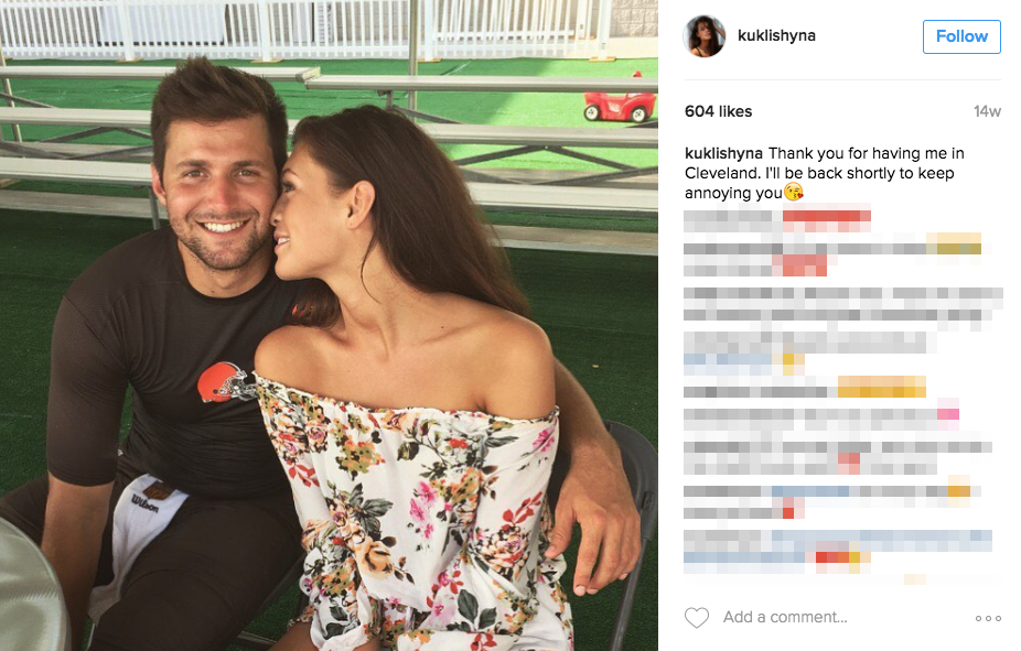 Cody Kessler’s girlfriend Valeriya Kuklishyna