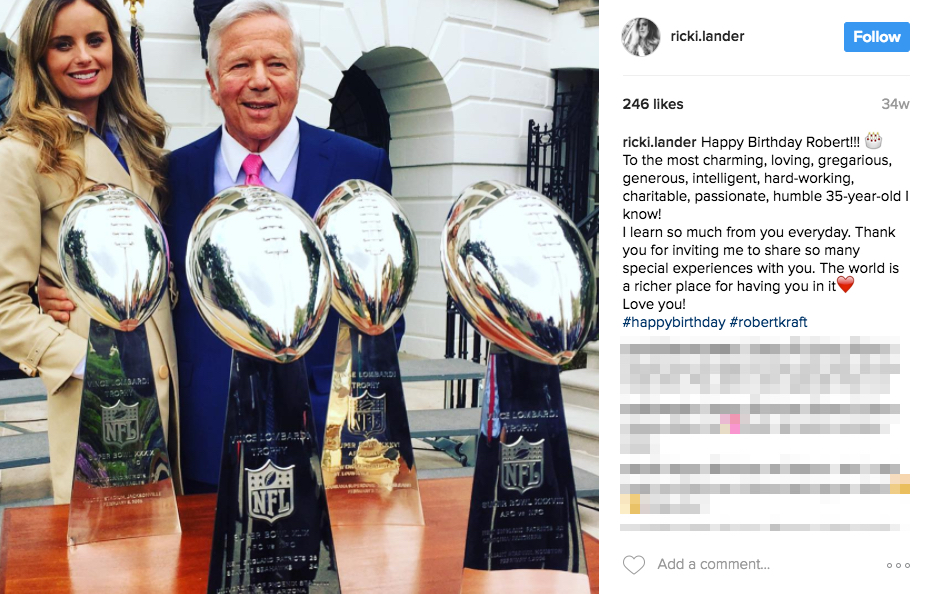 Bob Kraft’s Girlfriend Ricki Lander