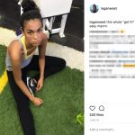 Jabari Parker's girlfriend Logan West -Instagram