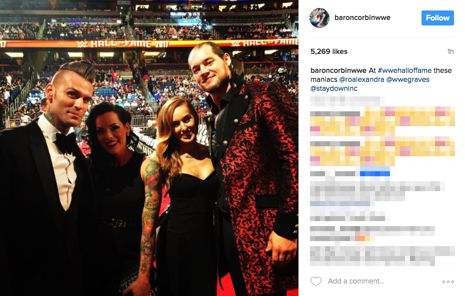 Baron Corbin’s wife Rochelle Roman